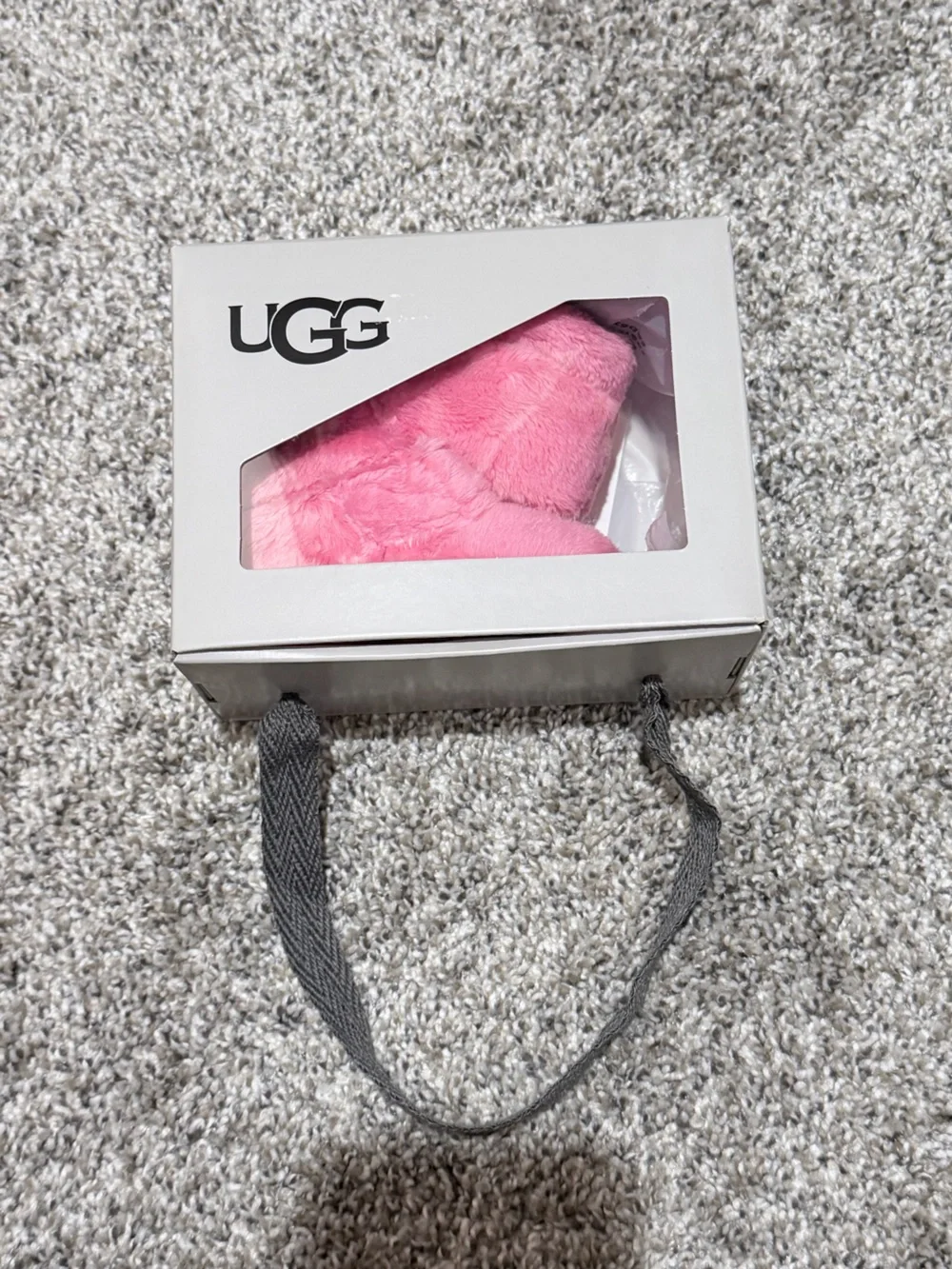 UGG Hot Pink Plush Infant Slippers
